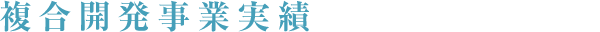 複合開発事業実績